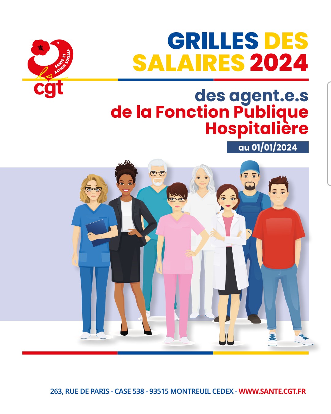 Grilles de salaires 2024 CGT du CPN